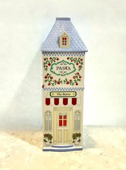 Lenox Spice Village Pasta Canister Porcelain Discontinued Rare Vintage 1992